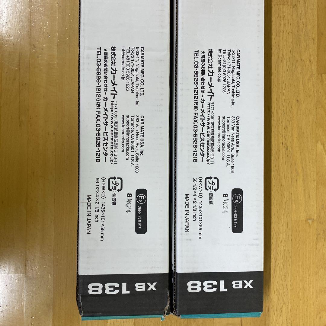 ★新品未使用★INNO エアロベースバー XB138 ブラック1375mmイノー