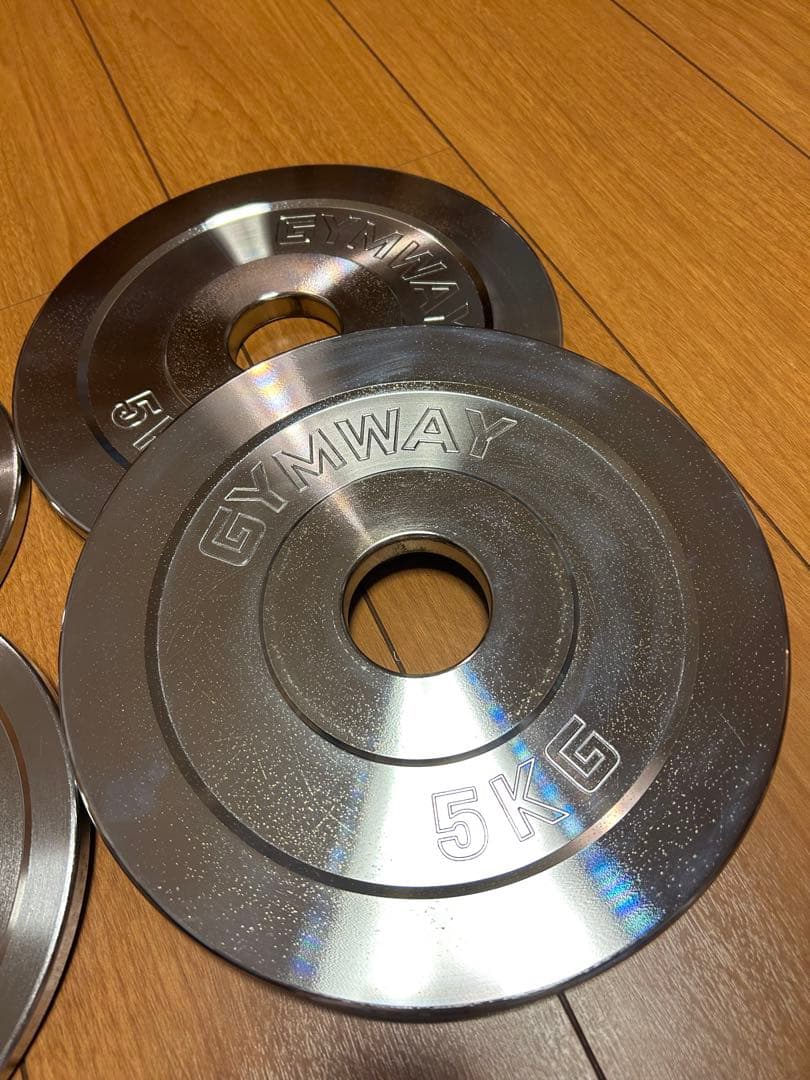 美品！ GYMWAY ジムウェイ 計17.5kg 各2枚×3種プレート セット