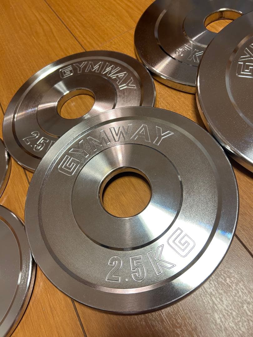 美品！ GYMWAY ジムウェイ 計17.5kg 各2枚×3種プレート セット