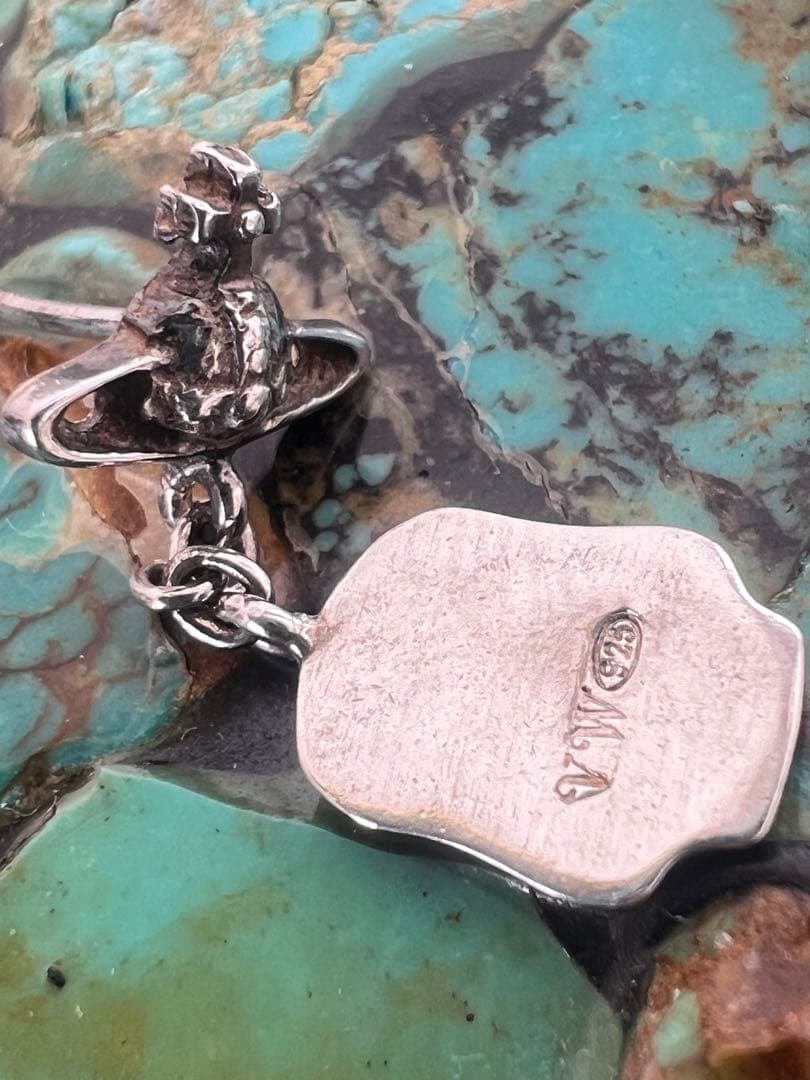 Vivienne Westwood silver925 オーブ×スカル　ピアス