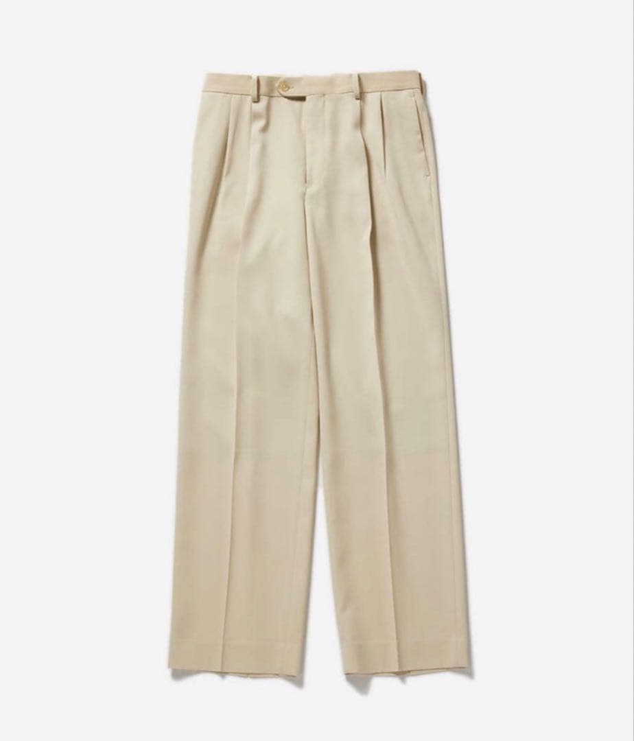 AURALEE ライトウール マックス ギャバジン 2タック スラックス