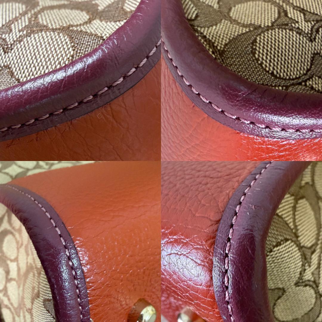 えり様　COACH コーチ 2WAY トートバッグ ショルダーバッグ