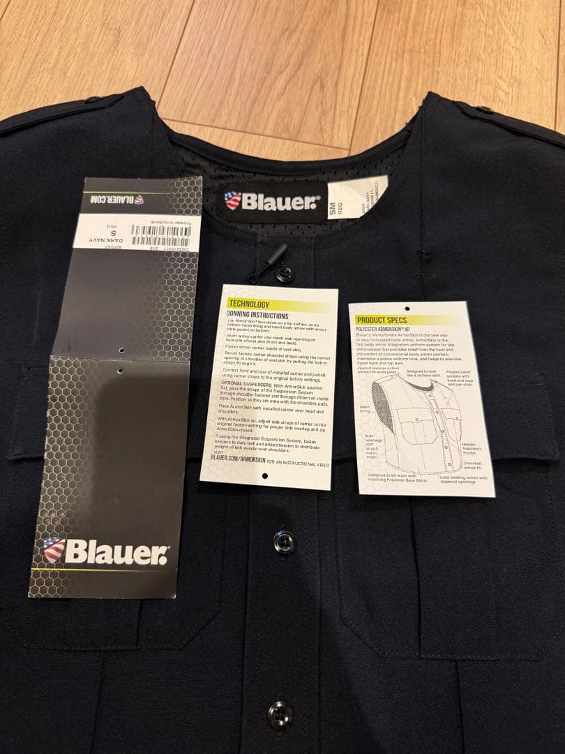 NYPD / Blauer アーマースキン&アーマースキン用シャツ/S日本M～L