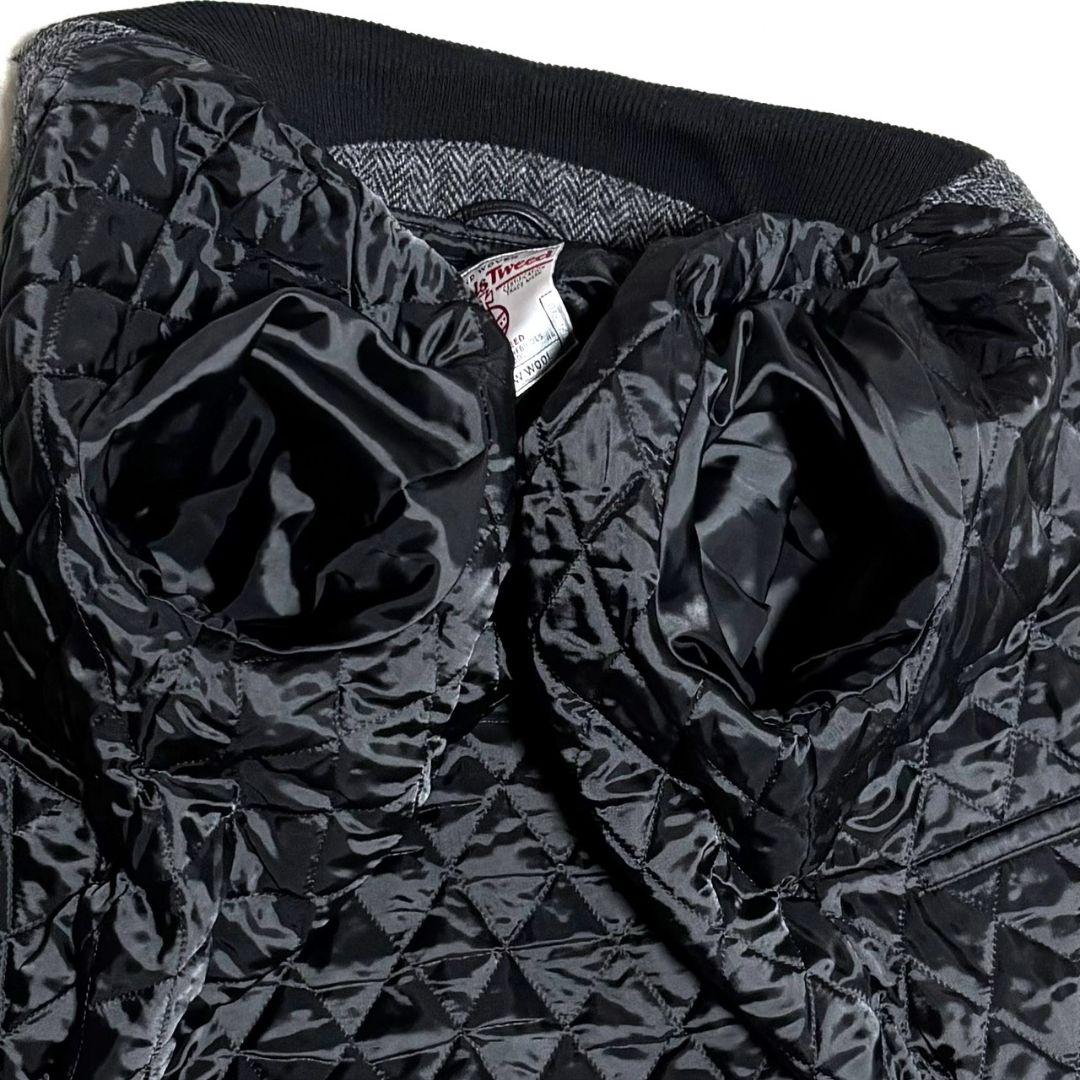 極美品✨️ BEAMS × Harris Tweed スタジャン レザー ウール