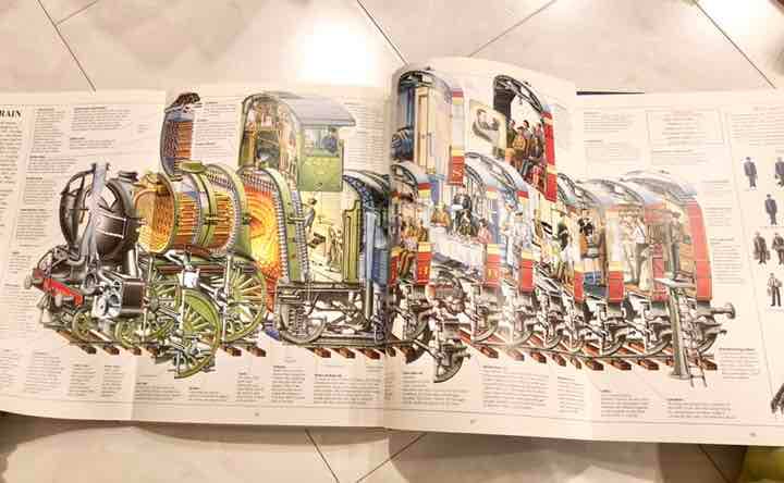 海外製絵本 知育  図鑑 Incredible Cross-Sections 本