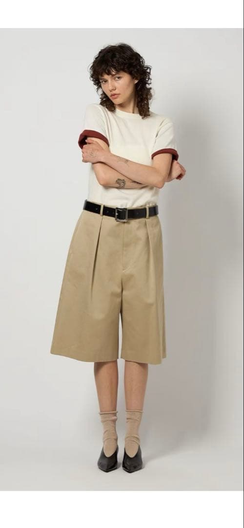 6roku コットンチノショーツ