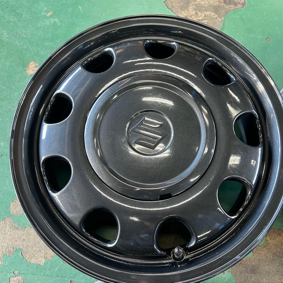 中古アルミ14X4.5スズキスペーシアギア純正4本セット　ラパン、ワゴンR等にも