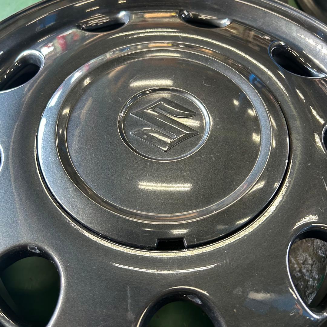 中古アルミ14X4.5スズキスペーシアギア純正4本セット　ラパン、ワゴンR等にも