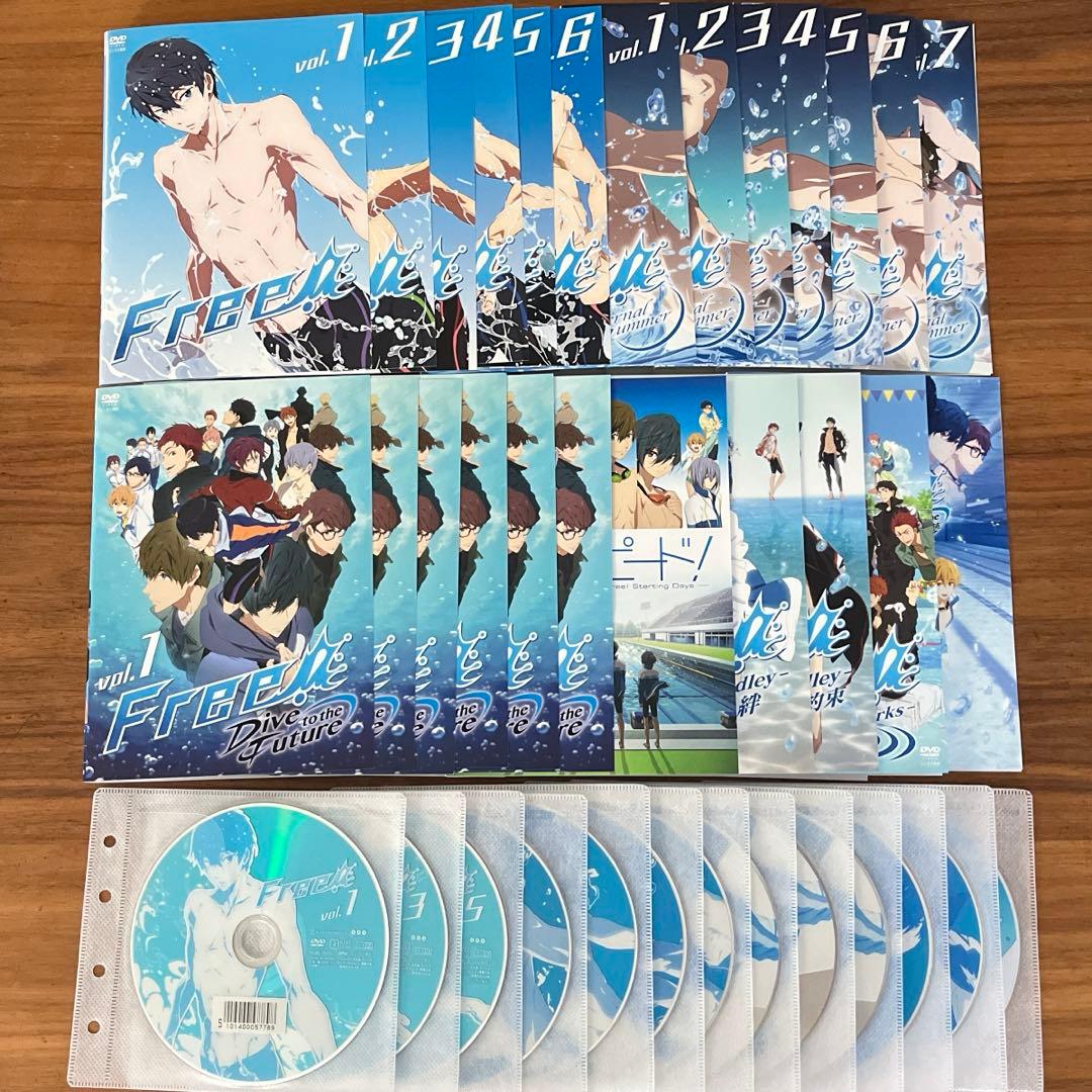 Free! 1 2 3 テレビ版＋劇場版＋特別版　DVD 24枚セット