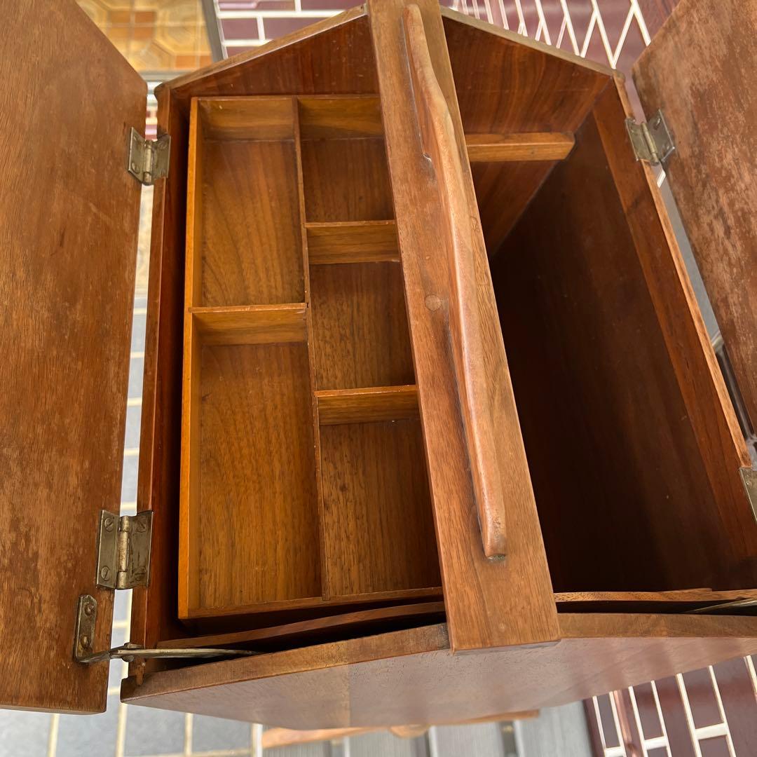 ヴィンテージ　ソーイングボックス　アメリカ製