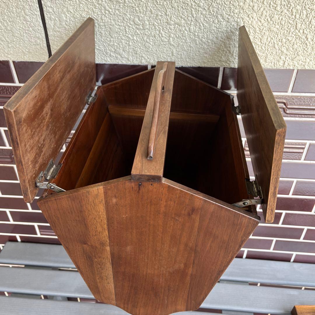 ヴィンテージ　ソーイングボックス　アメリカ製