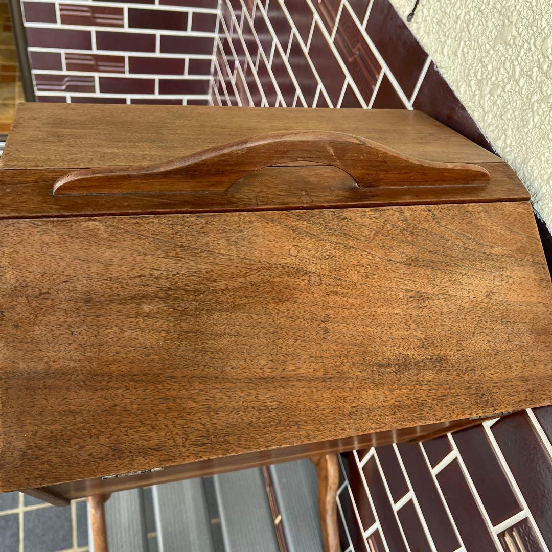 ヴィンテージ　ソーイングボックス　アメリカ製