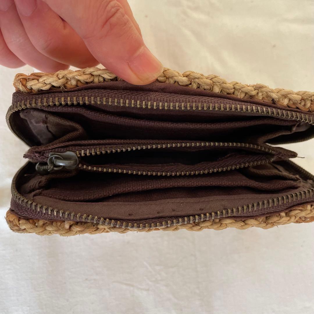 美品　ヒロロ細工　財布　会津