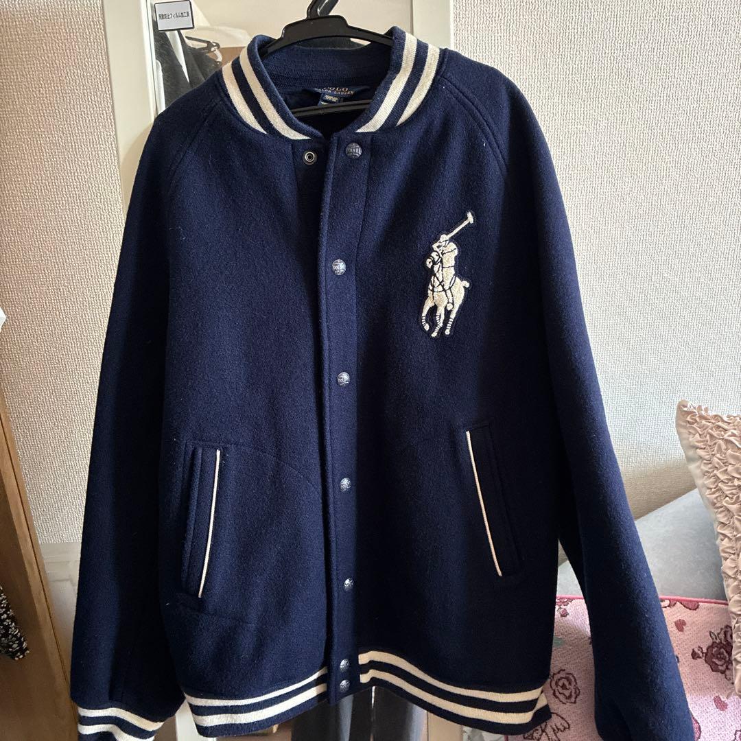 POLO RALPH LAUREN ネイビーウールジャケット XL