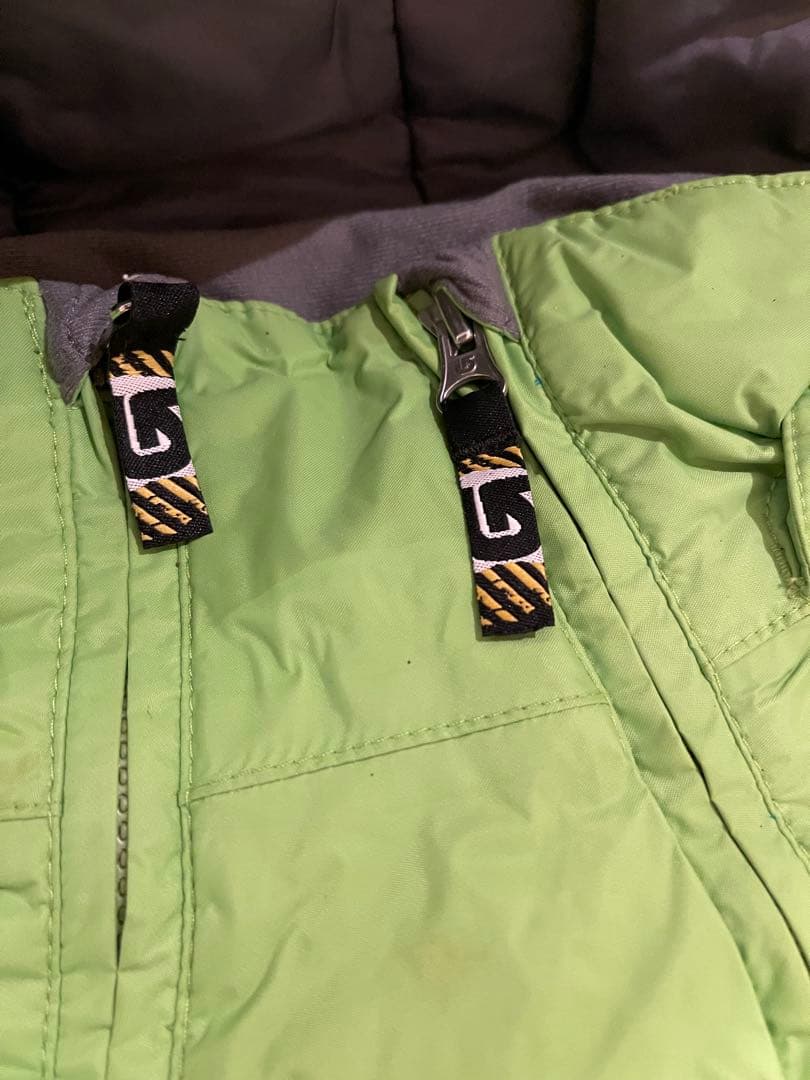 BURTON ベビー用スノーボードウェア ライムグリーン