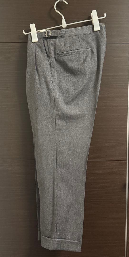 GTA / HERRICK サキソニー 2アウトプリーツパンツ 46