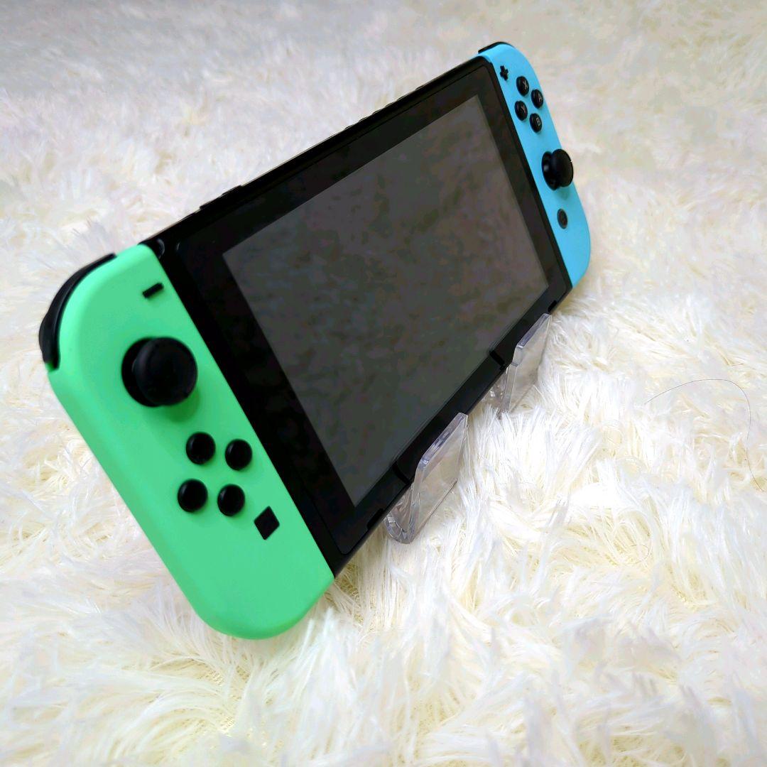 [極美品] Nintendo Switch スイッチ 本体 どうぶつの森 完備