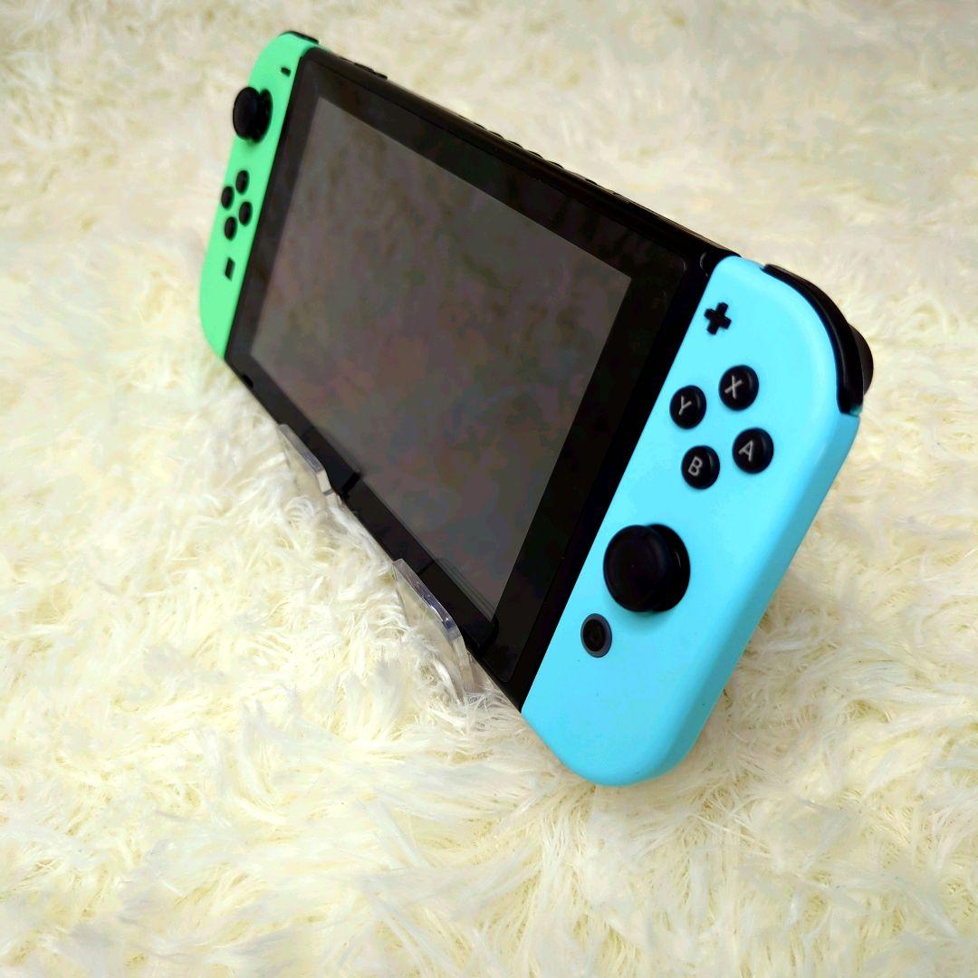 [極美品] Nintendo Switch スイッチ 本体 どうぶつの森 完備