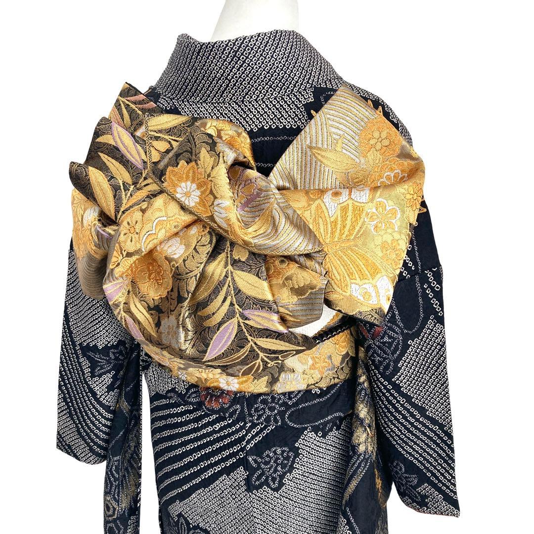 あ です★™️ 総絞り 身丈161 振袖4点セット‼️NO104