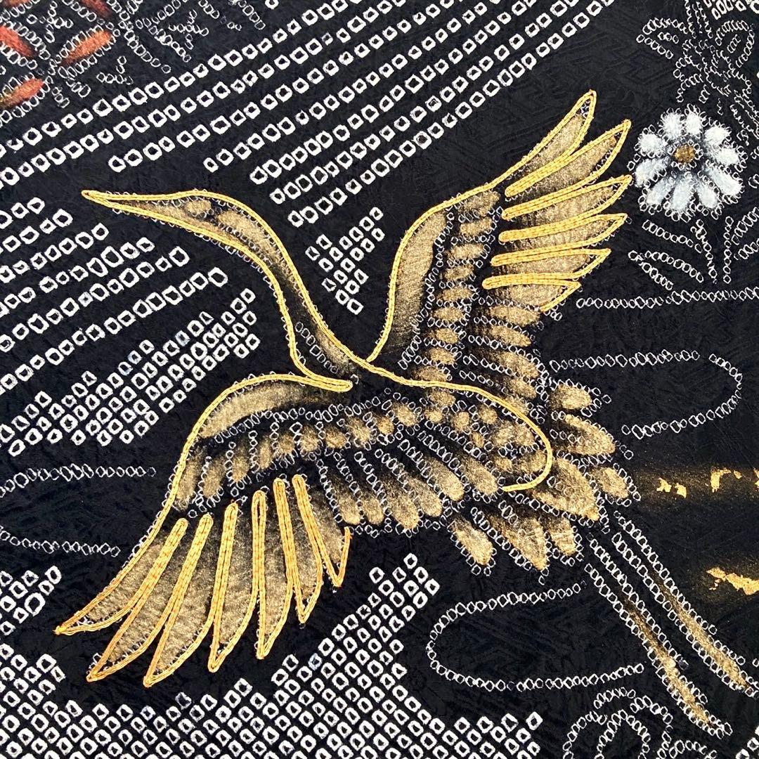 あ です★™️ 総絞り 身丈161 振袖4点セット‼️NO104