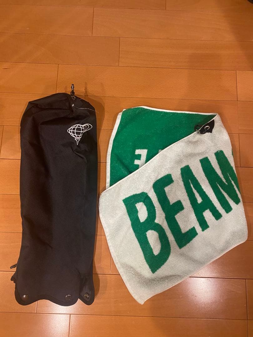 美品BEAMS GOLF セルフスタンドブラック/グリーン