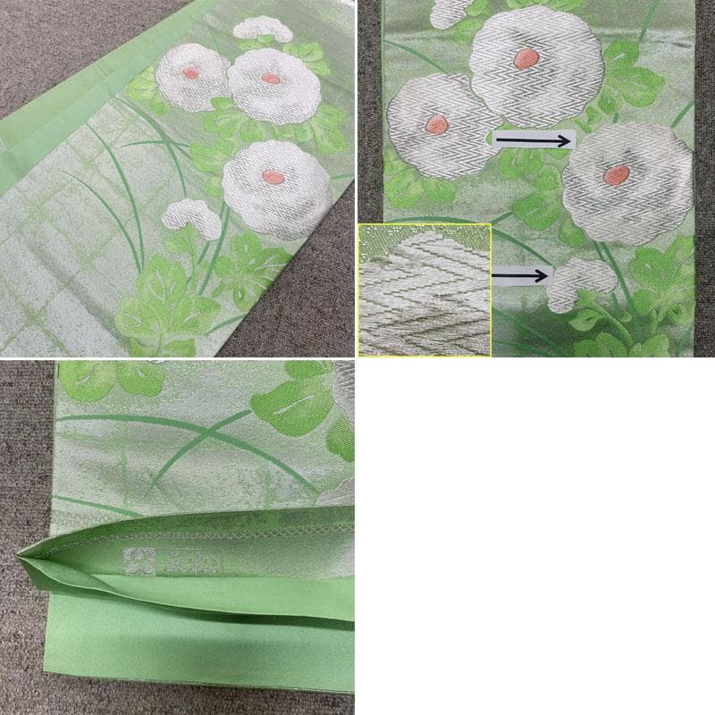 501aj64◎振袖＆袋帯 部分絞り 金駒刺繍 成人式 結婚式 十三参り◎