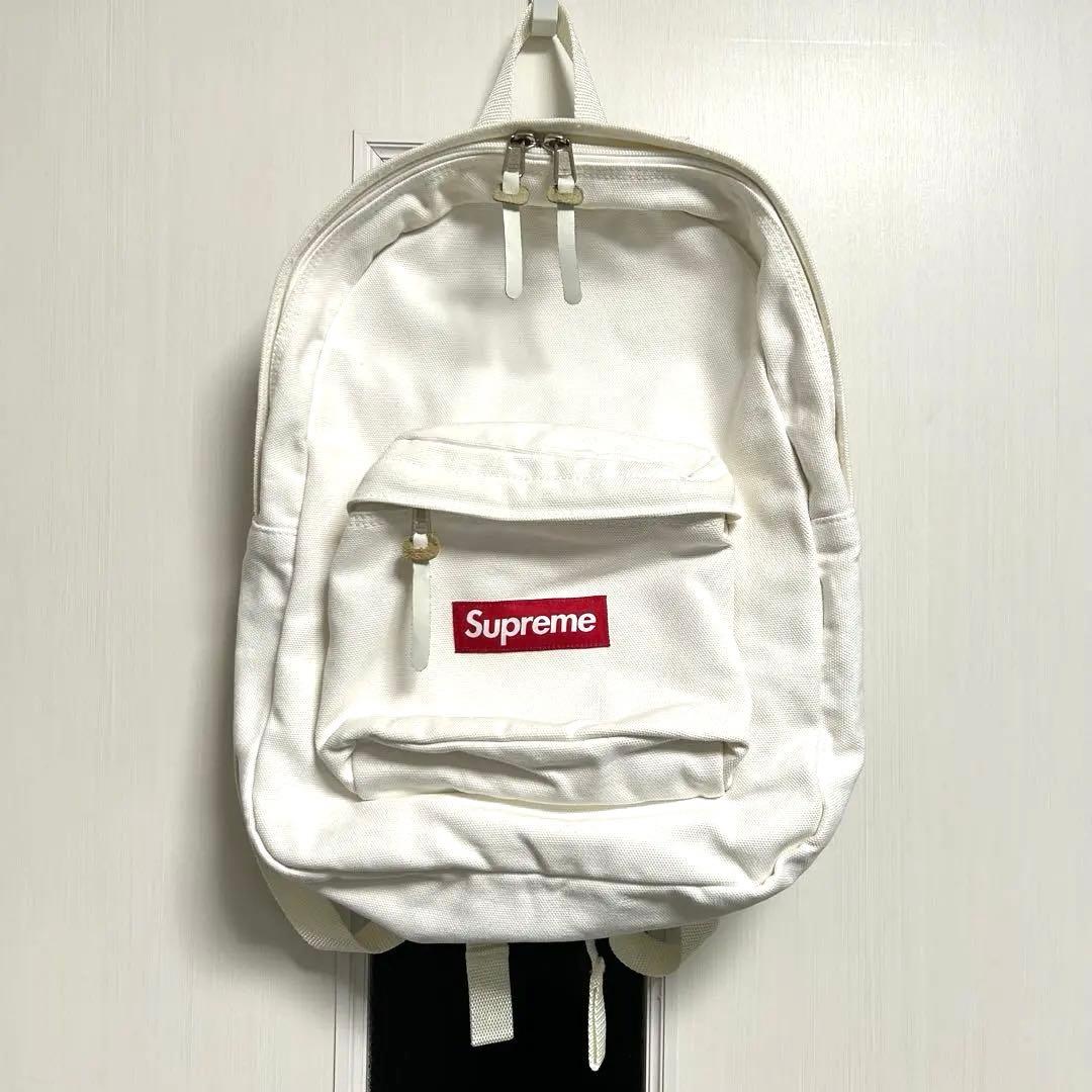 Supreme ホワイト バックパック