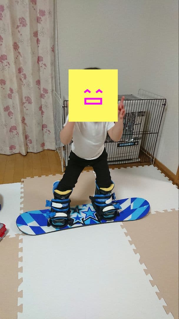 キッズ　スノーボードセット　ボード87cm　ビンディング　ブーツ19cm