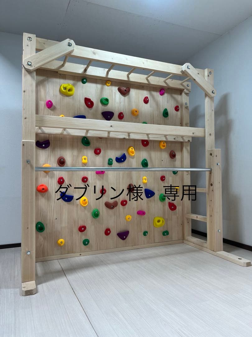 ダブリン　うんていタイプA 室内　全面ボルダリング　鉄棒