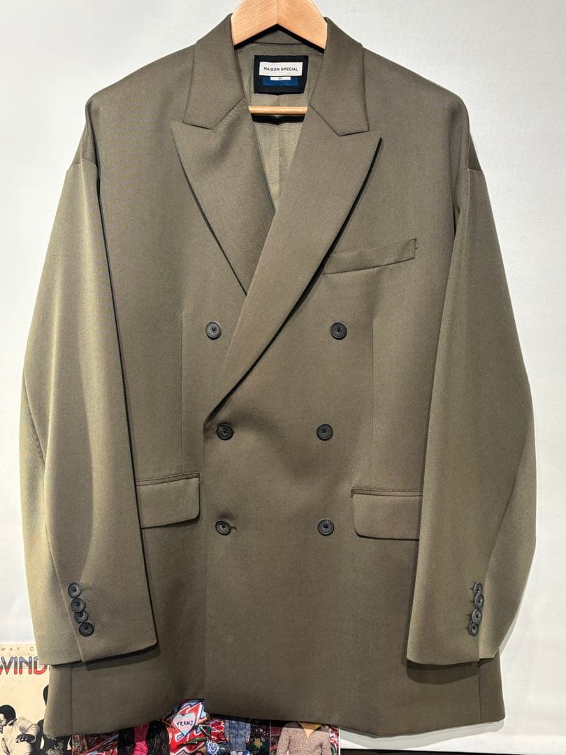 ダブルブレストテーラードジャケット【MAISON SPECIAL】