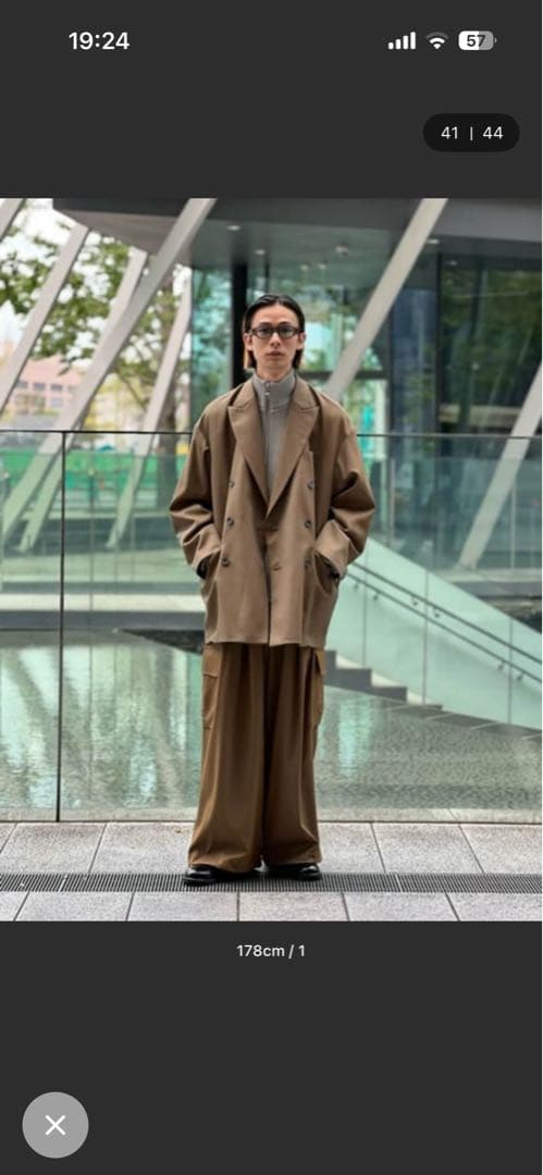 ダブルブレストテーラードジャケット【MAISON SPECIAL】