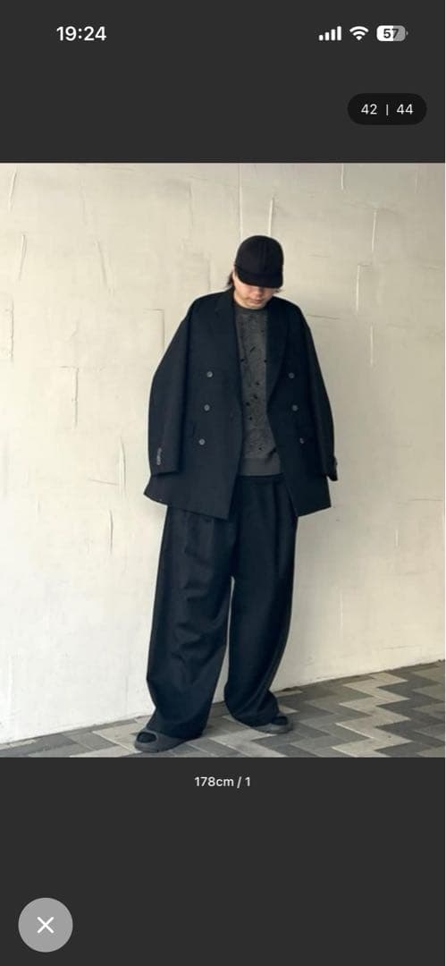 ダブルブレストテーラードジャケット【MAISON SPECIAL】