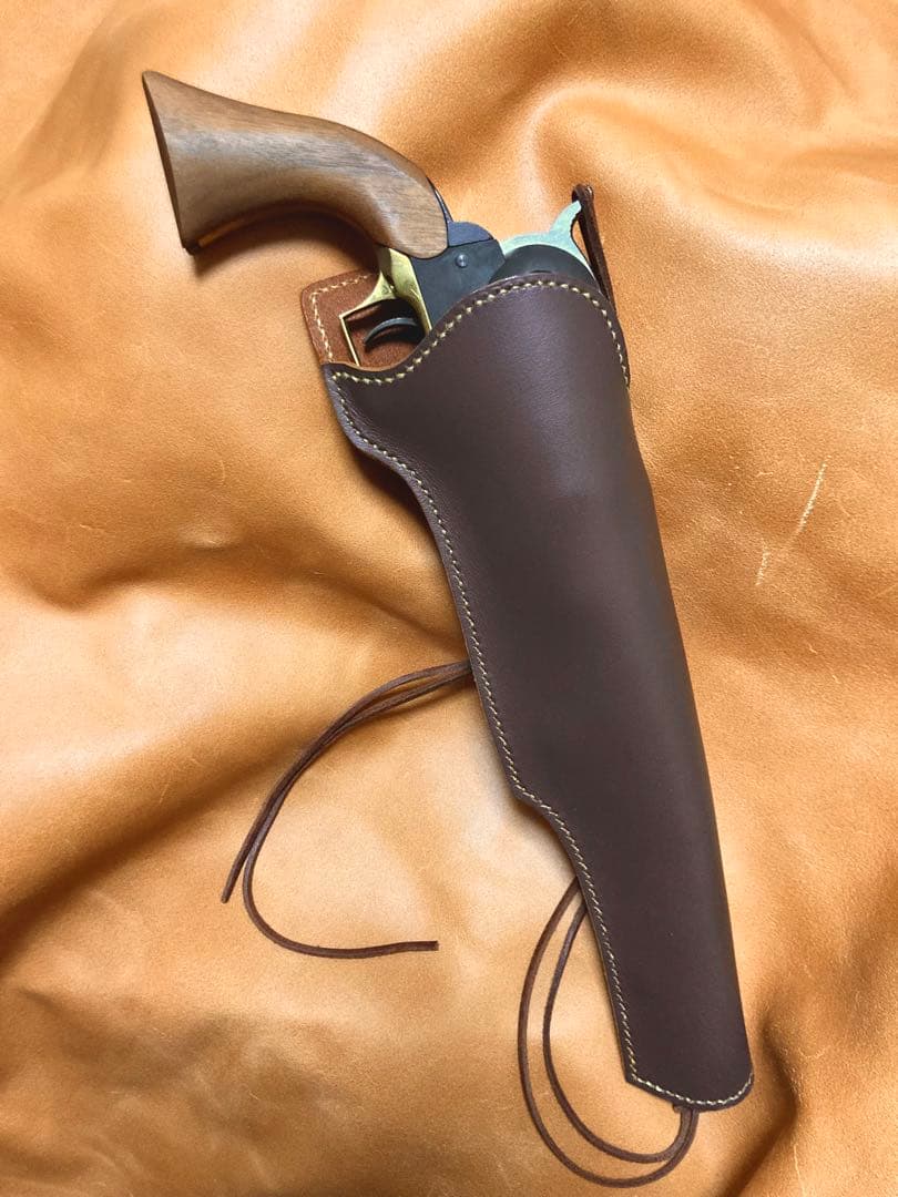 コルト M1847 ウォーカー用右利きレザーホルスター m No.745