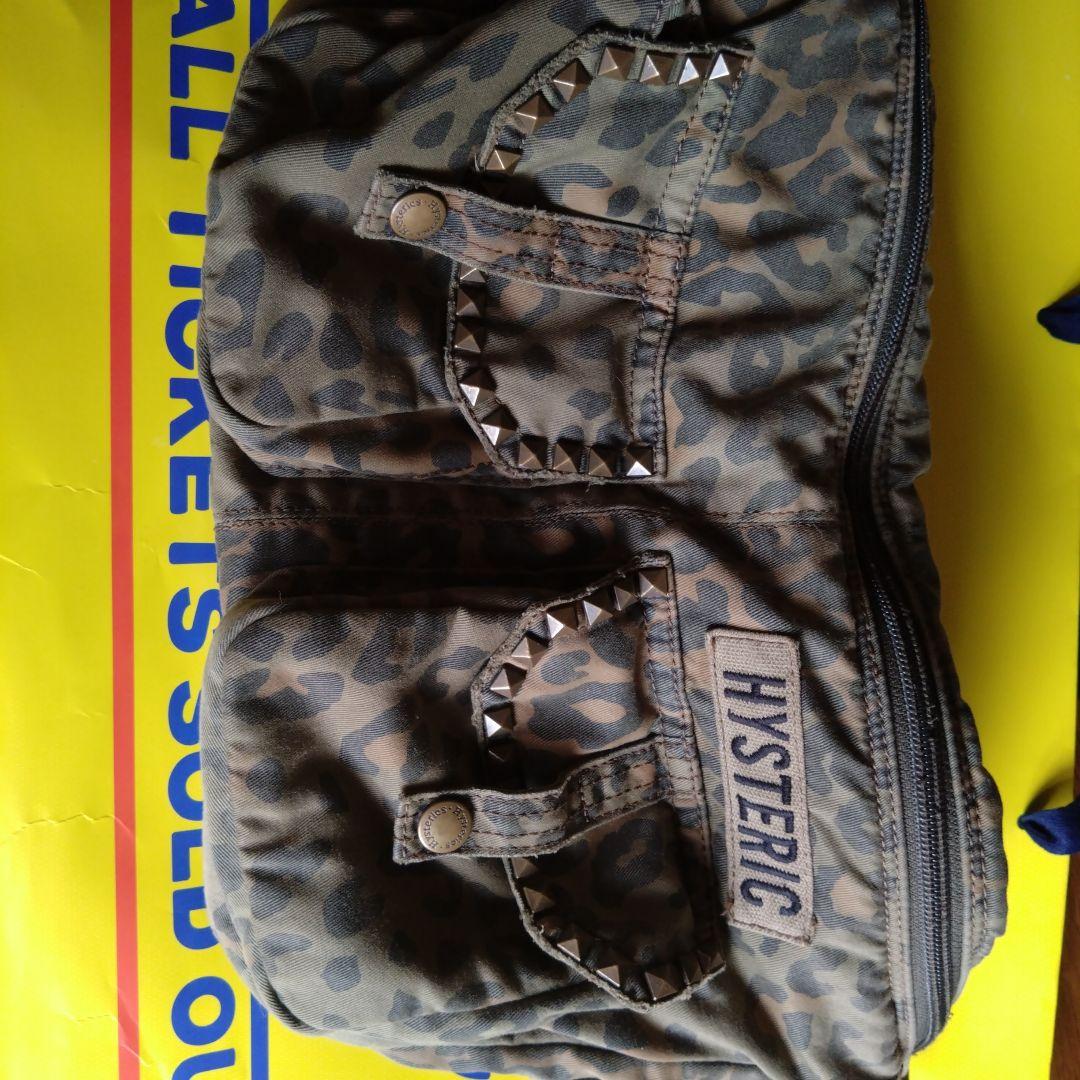 HYSTERIC GLAMOUR スタッズ付き 迷彩 ショルダーバッグ