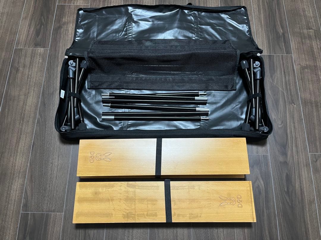 【未使用品】DOD キャナリーテーブルL 収納袋付き