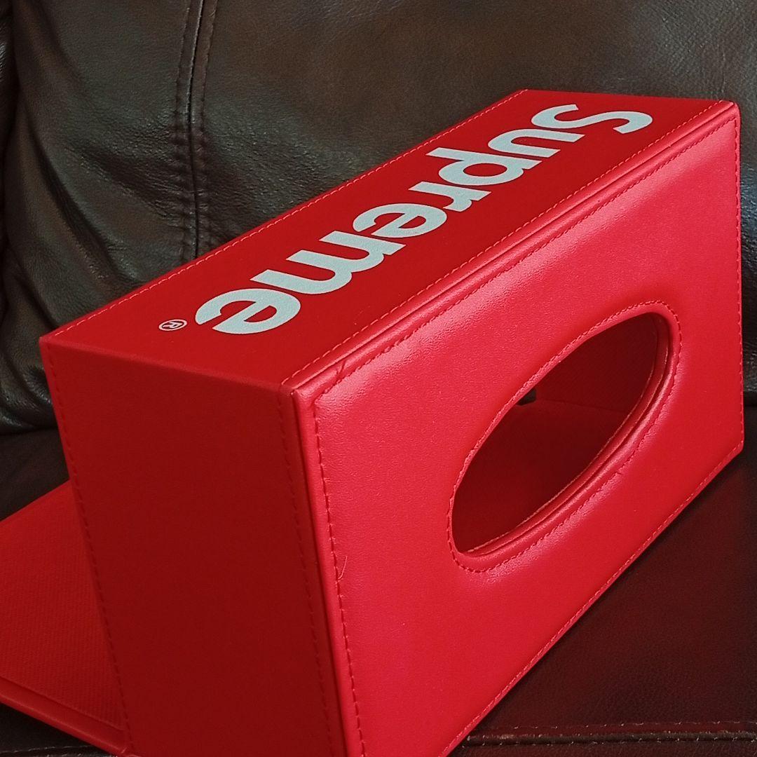 Supreme シュプリーム　ロゴ入り　ティッシュボックス お洒落　インテリア