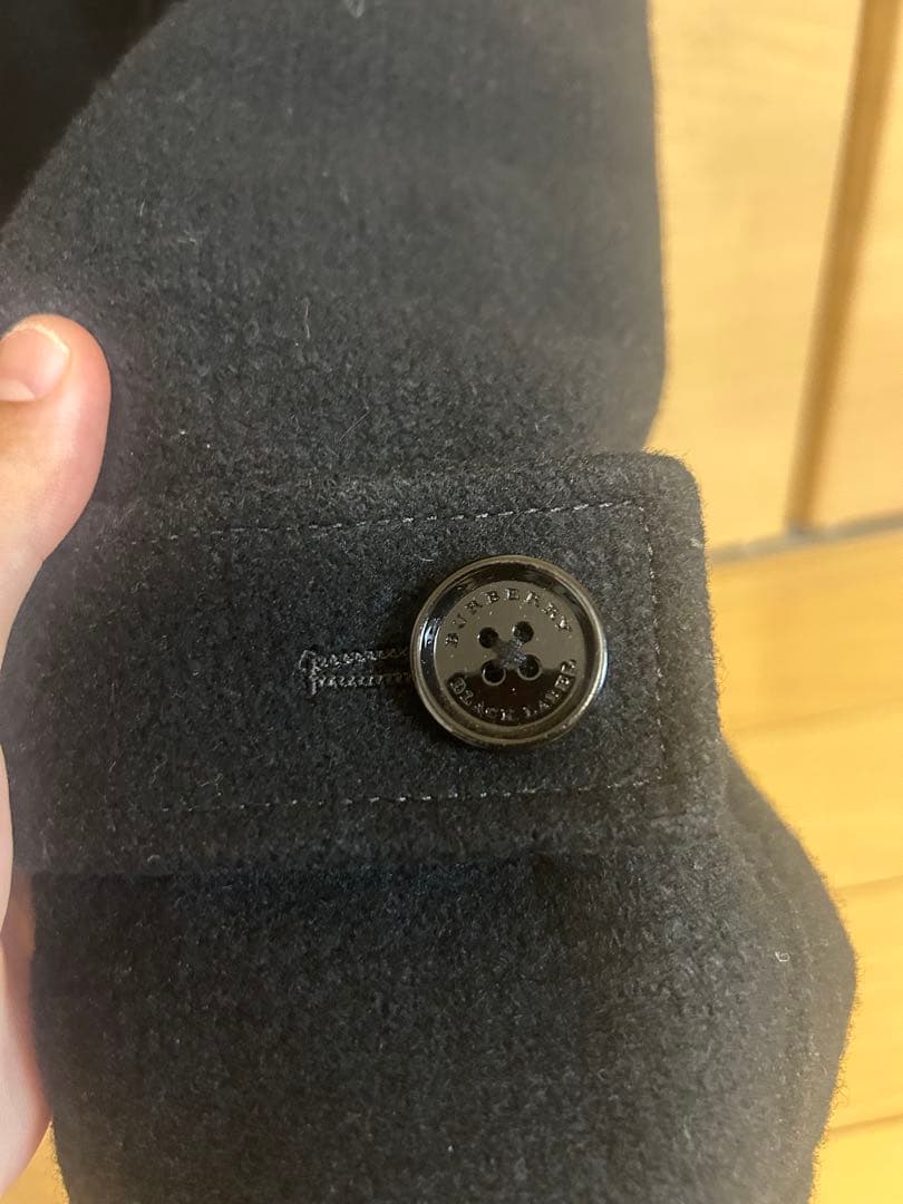 バーバリーブラックレーベル ピーコート　バーバリーチェック　サイズＭ