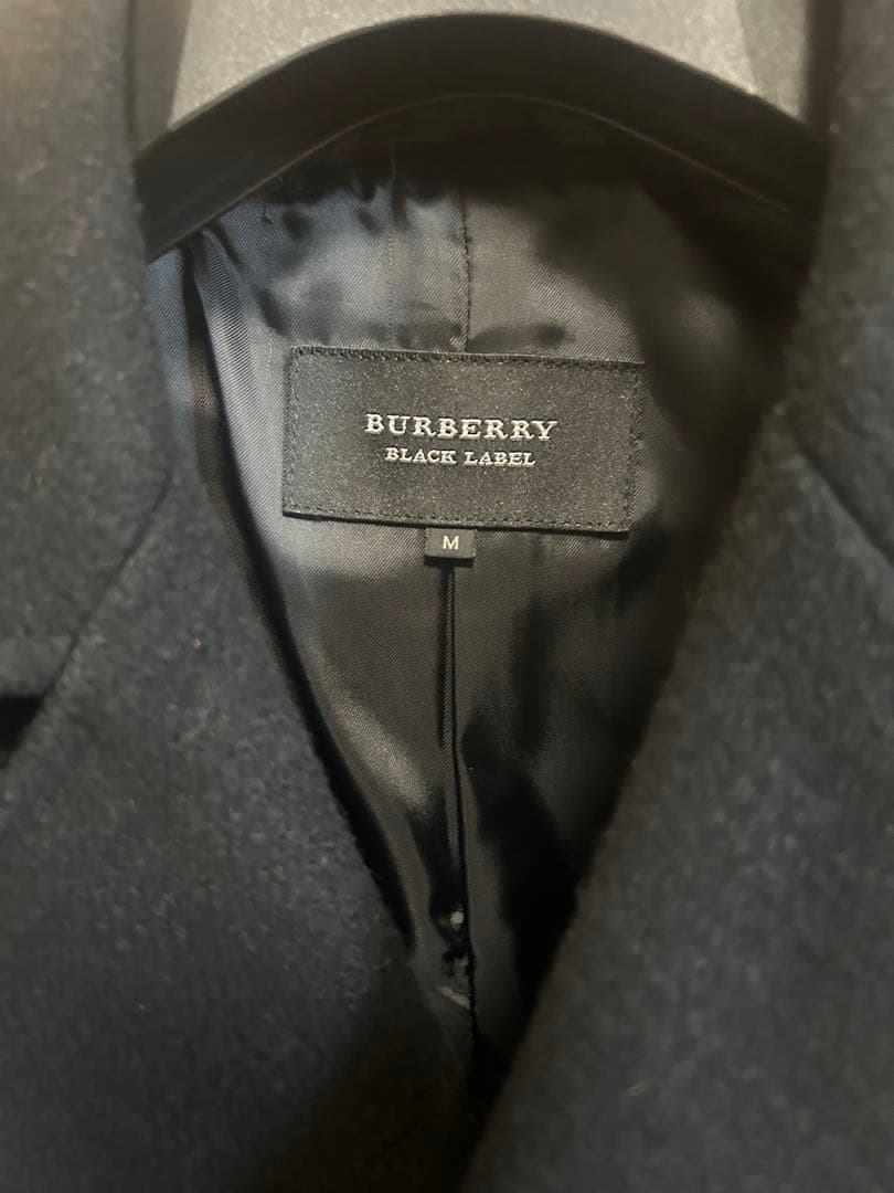 バーバリーブラックレーベル ピーコート　バーバリーチェック　サイズＭ