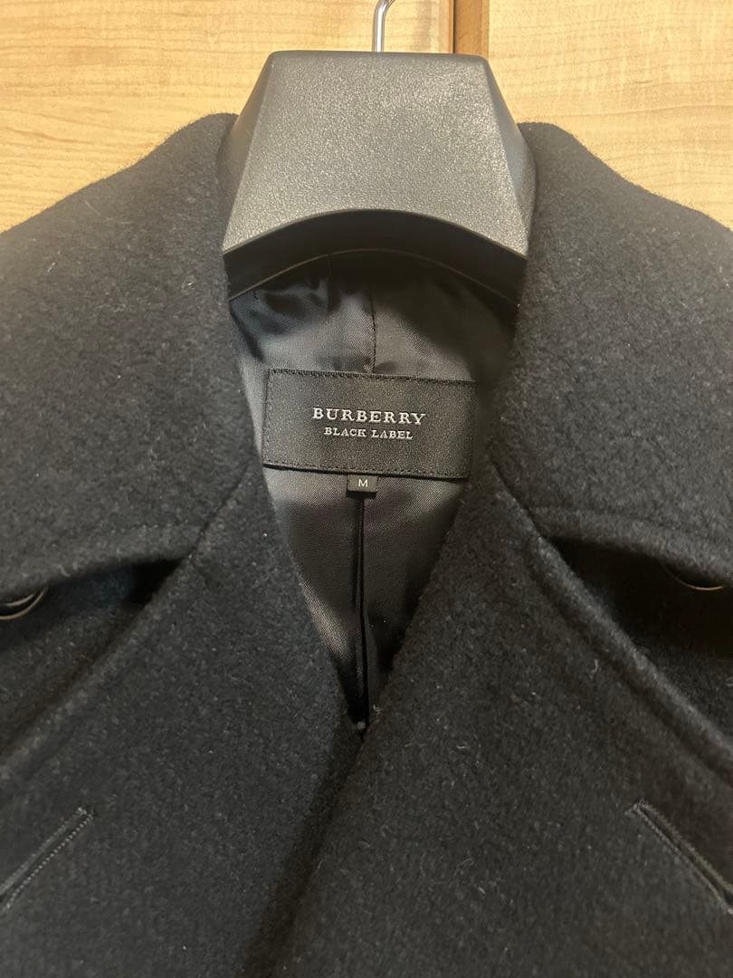バーバリーブラックレーベル ピーコート　バーバリーチェック　サイズＭ