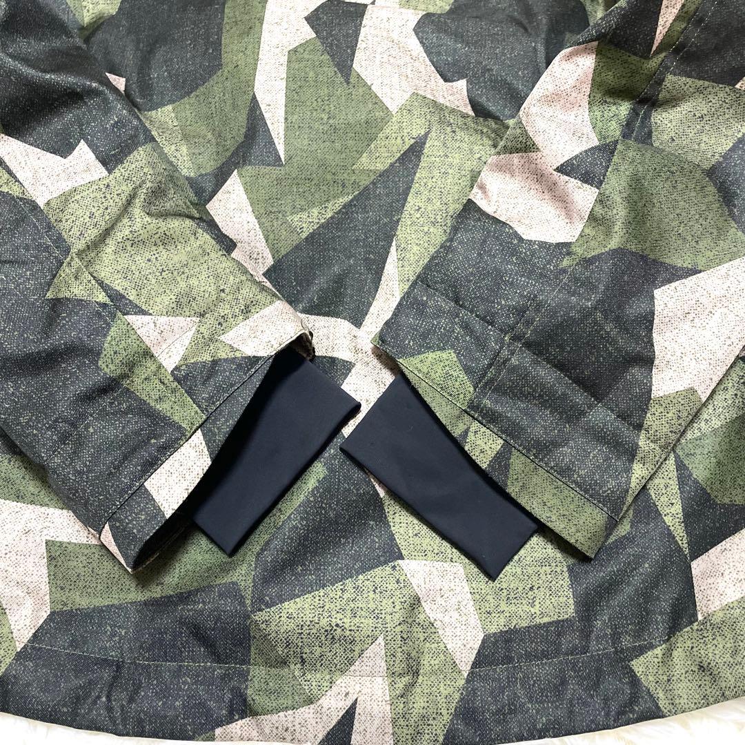 【美品】 オンヨネ 迷彩スキーウェア 上下 中綿 メンズ 2L 180cm