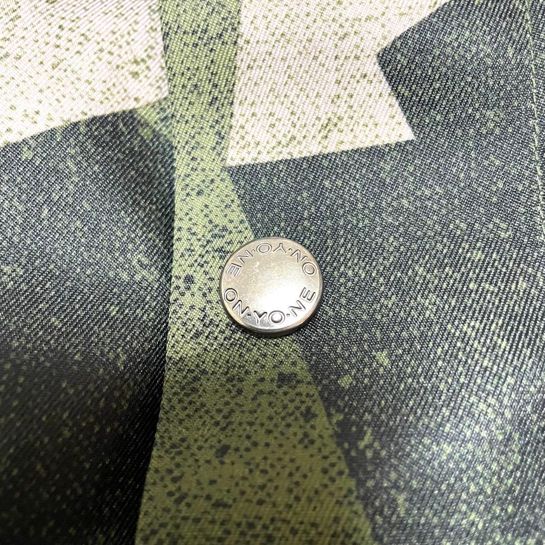 【美品】 オンヨネ 迷彩スキーウェア 上下 中綿 メンズ 2L 180cm