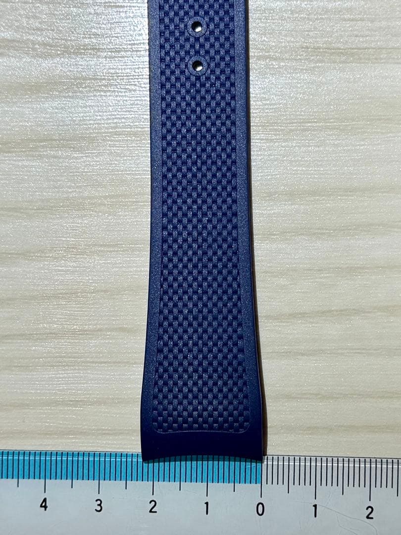 未使用【純正】IWC ポルトギーゼ　ヨットクラブ　ラバーベルト　ネイビー