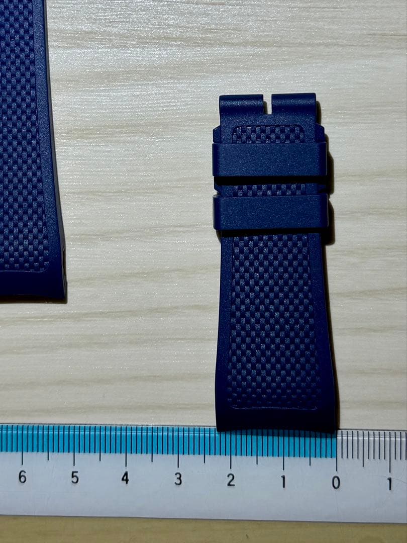 未使用【純正】IWC ポルトギーゼ　ヨットクラブ　ラバーベルト　ネイビー