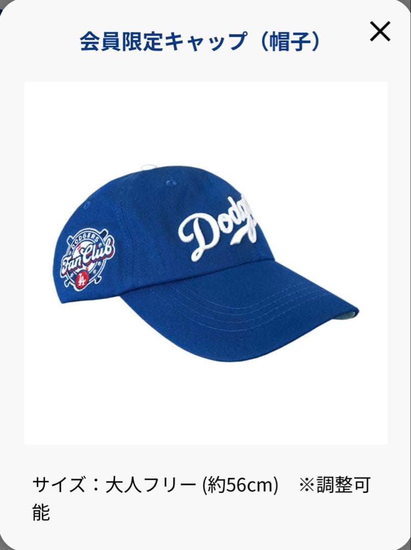 ドジャース公式ファンクラブ　記念ボックス