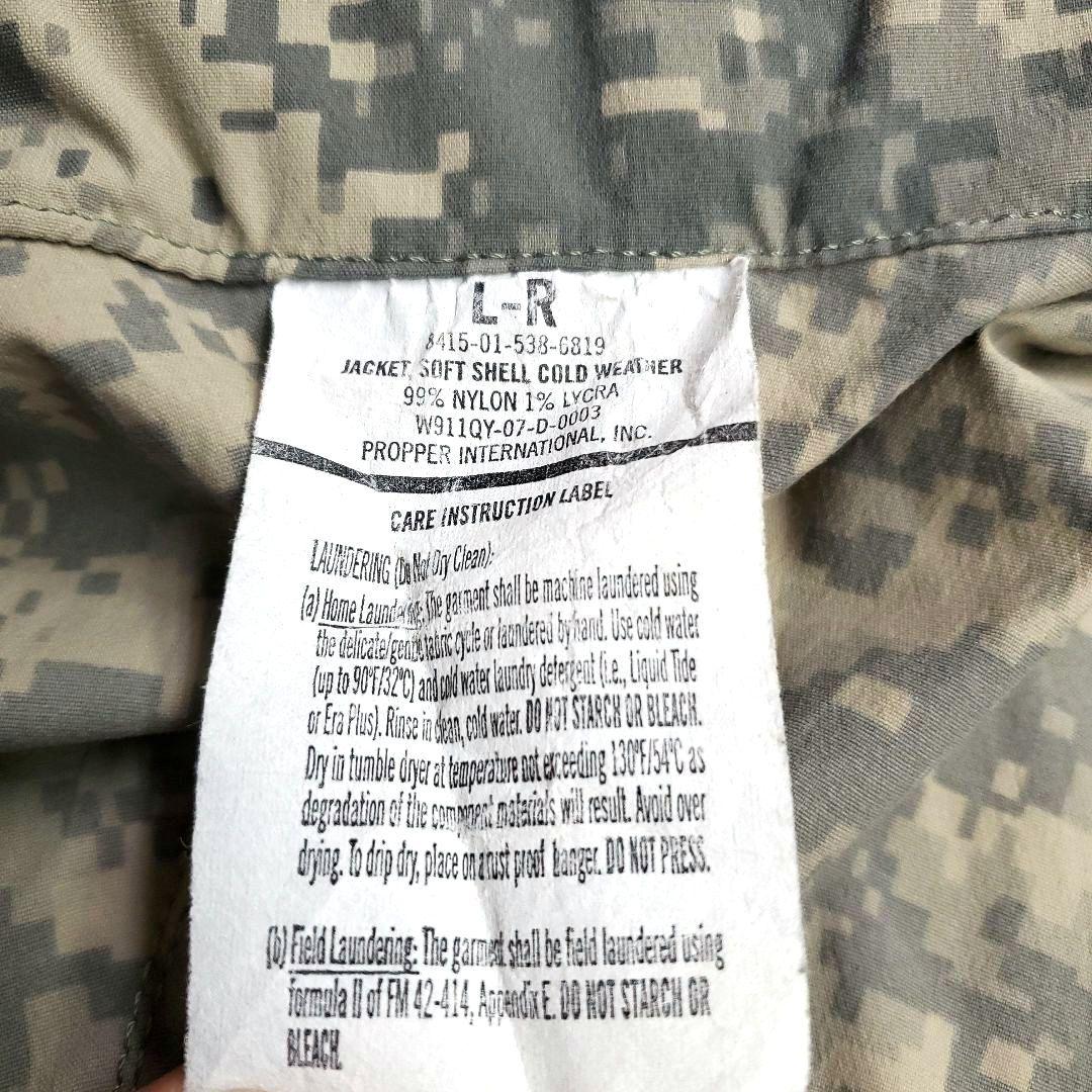 米軍実物 ソフトシェルコールドウェザー ジャケット UCPカモ LEVEL5