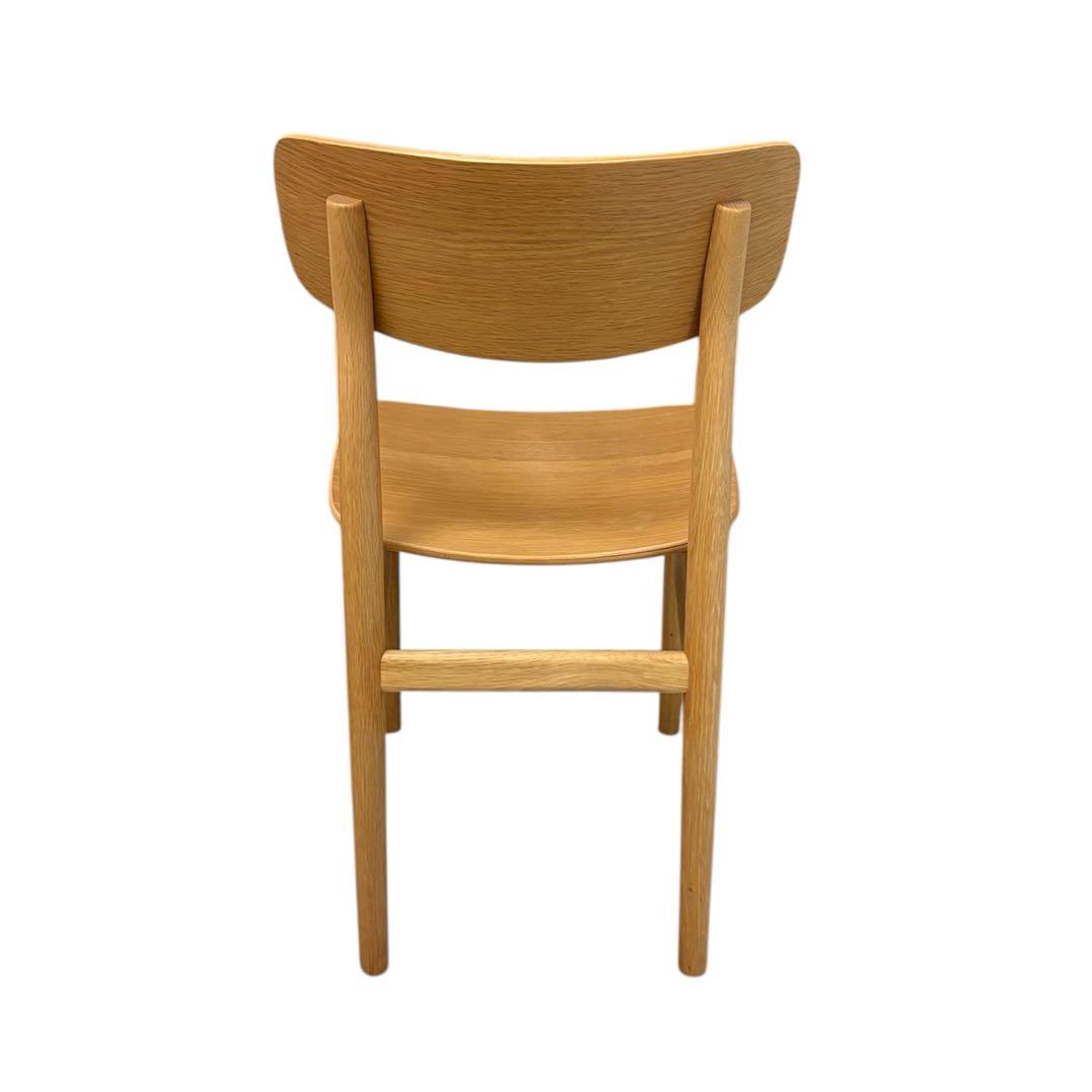 【美品】無印良品 ラウンドチェア・オーク材