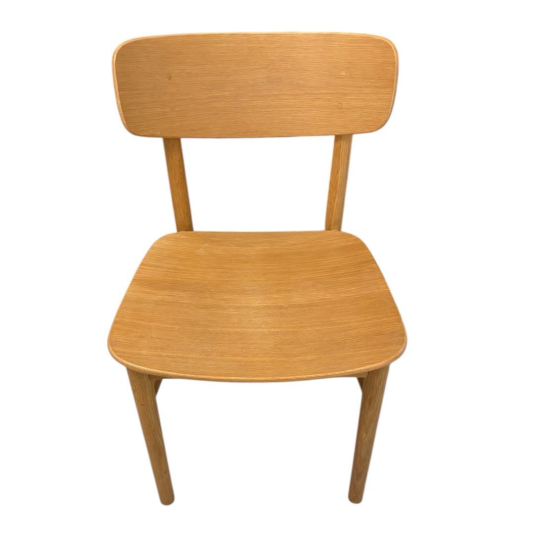 【美品】無印良品 ラウンドチェア・オーク材