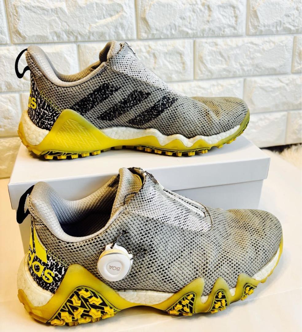 美品　adidas GX0199 ゴルフシューズ コードカオス22 BOA 26