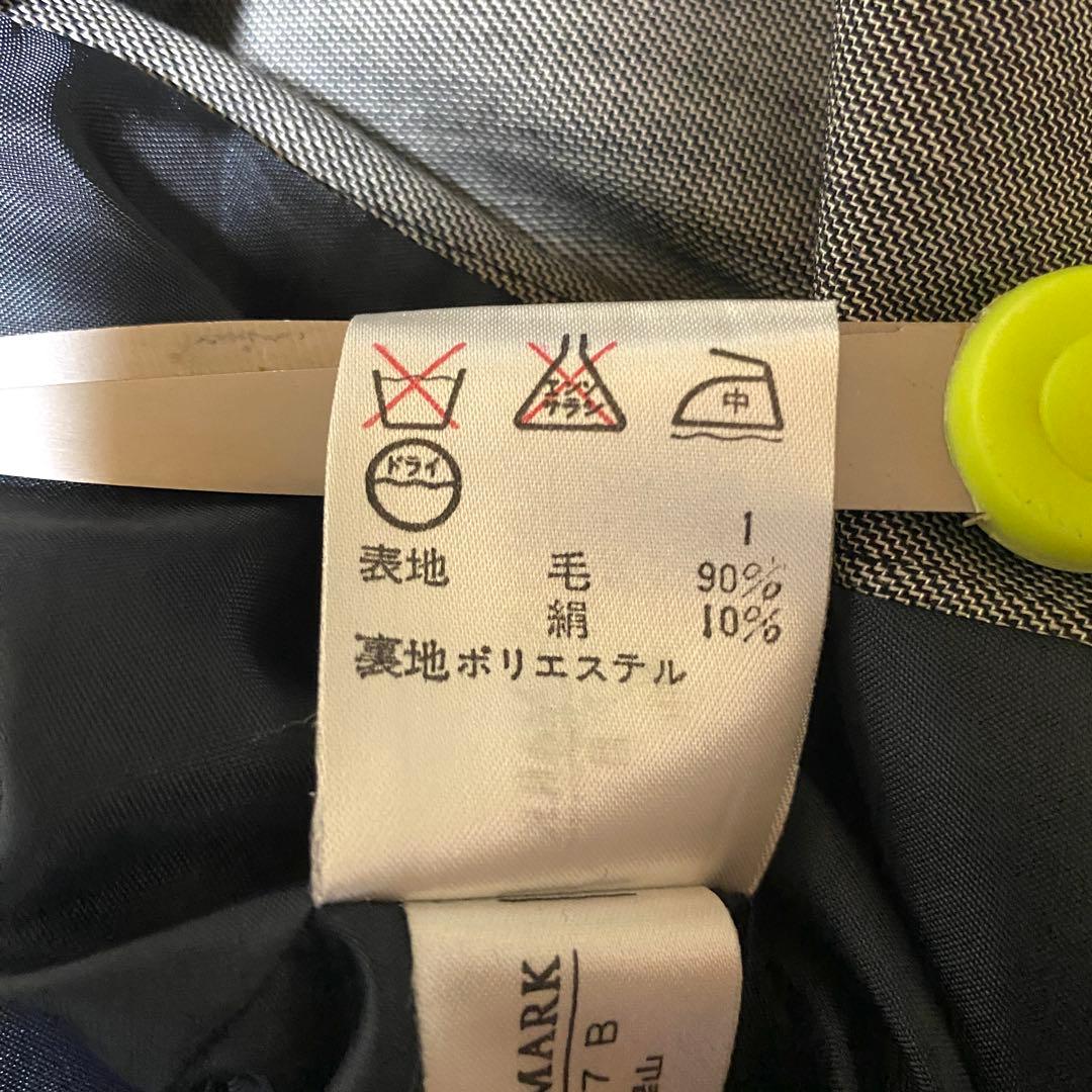 美品✨23区 セットアップ スーツ 大きいサイズ シルク グレー