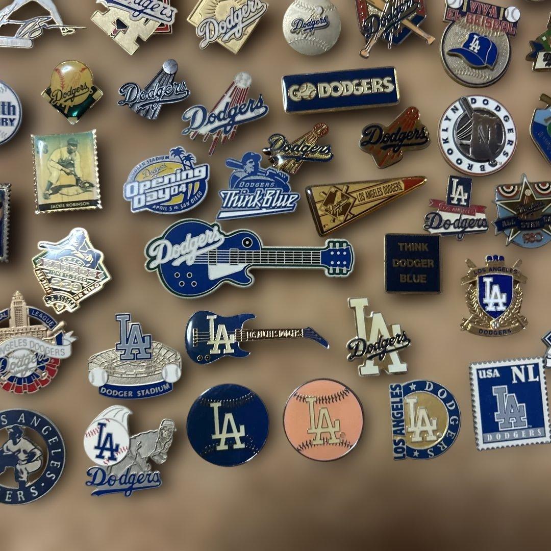 LA ロサンゼルス・ドジャース、野球 ピンバッジ色々☆ まとめ売り☆83個